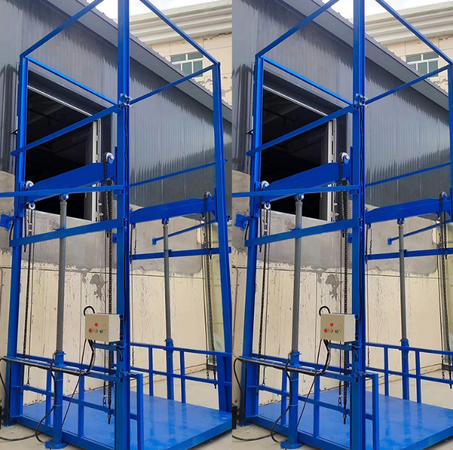 光泽导轨式升降货梯